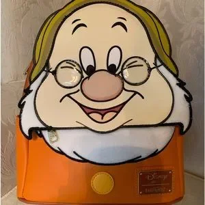 Loungefly x Disney Snow White Doc Backpack Shoulder Bag Purse 7 Dwarfs NWT Loungefly Disney Snow White and the Seven Dwarfs Doc Mini  main image 2